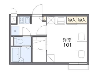 レオパレスＣｏｍｆｏｒｔ２８５０９の物件間取画像